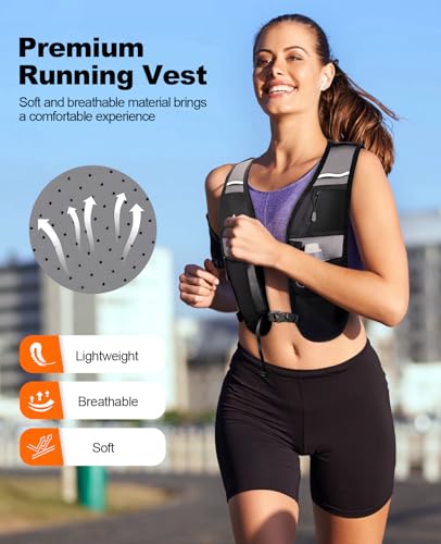 Running Vest for Women Men, Lightweight Breathable Hydration with