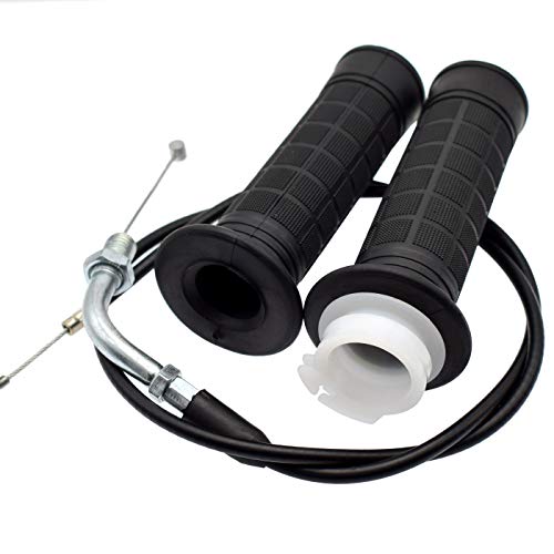 7/8" Twist Throttle with 36" Cable & Kill Switch Set for 49cc-80cc Motorized Bicycles