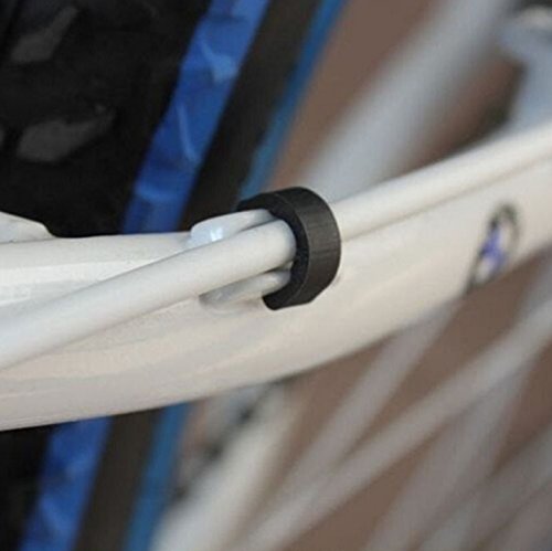 Cable Clamps for MTB & Road Bicycles - 10 Pack C-Clips