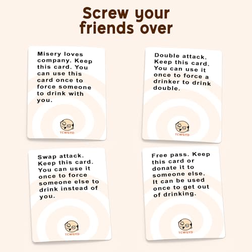Drinking Game Cards for Adults - Small Edition