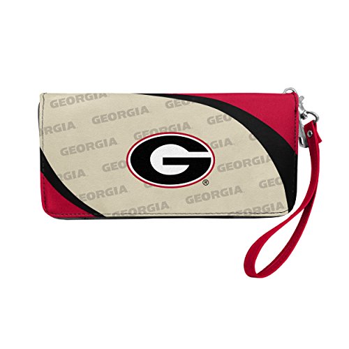 NCAA Curve Zip Organizer - Georgia Bulldogs - 8 Card Slots