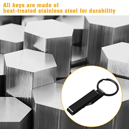 Tactical Duty Belt Key Holder with Detachable Ring for 2.25-Inch Belts