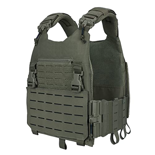 Tactical Airsoft Molle Camouflage Combat Training Vest - Ranger Green