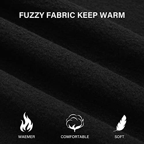 Winter Ski Mask - 2 Pack Balaclava for Men & Women - One Size - Black