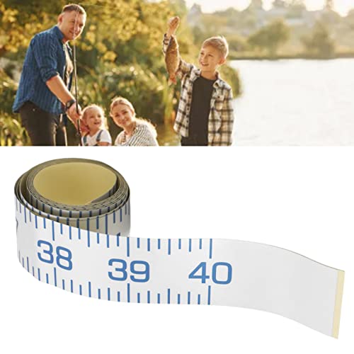40-Inch Fish Measuring Tape with Adhesive Backing - Waterproof