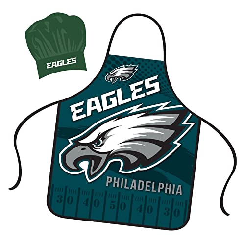 Philadelphia Eagles Chef Hat & Apron Set - Universal Size