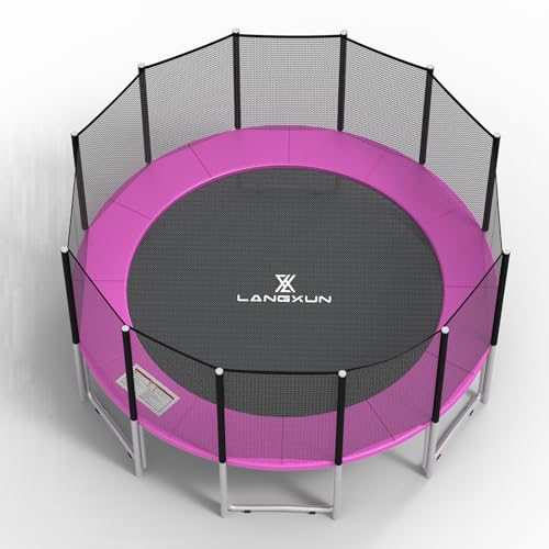 14ft Trampoline Replacement Safety Pad - Waterproof Pink Cover
