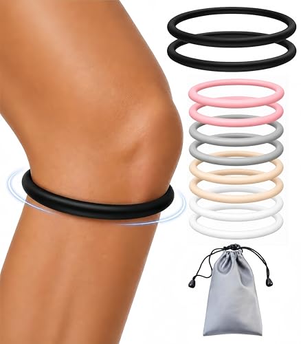 Patellar Tendon Support Strap - Knee Pain Relief - Black Medium - 2 Pack