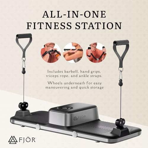 Compact Home Gym - All-in-One Fitness Station with Digital Resistance