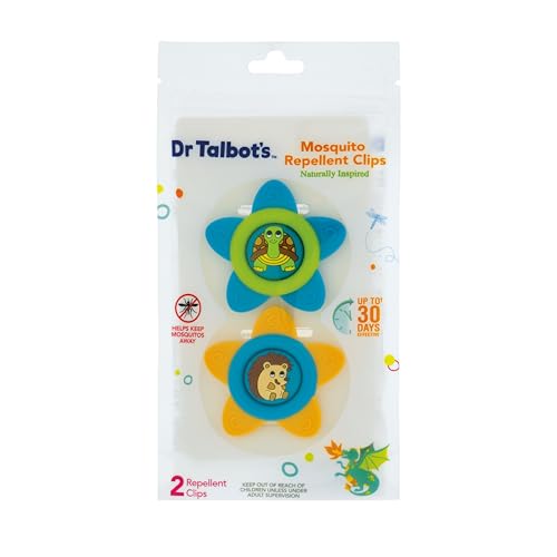 Natural Mosquito Repellent Clips for Babies & Toddlers - 2 Count