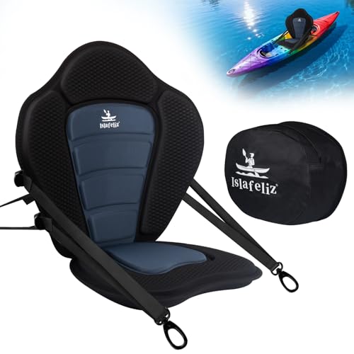 Islafeliz 1.97-Inch Thick Kayak Seat with High Back Support and Universal Fit