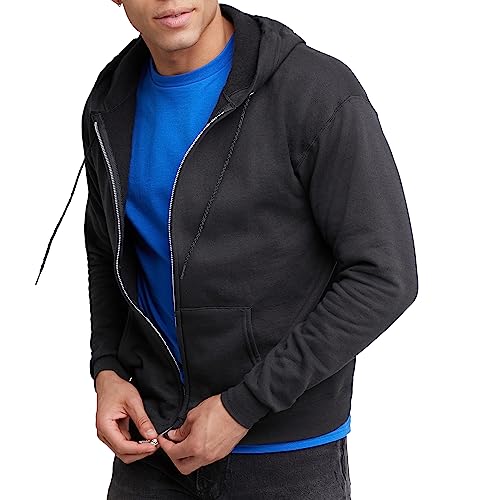 Men's EcoSmart Full-Zip Fleece Hoodie - Comfortable Casual Wear