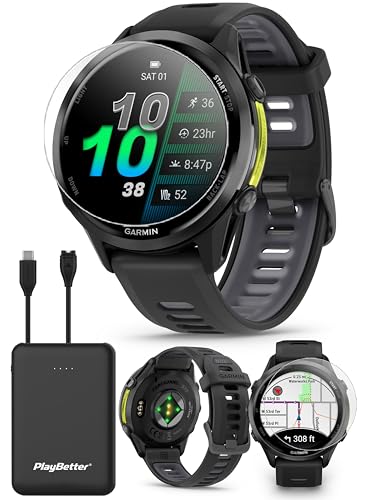 Garmin Forerunner 970 Triathlon GPS Smartwatch Bundle - Carbon Gray