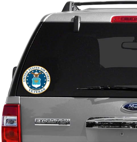 United States Air Force Veteran Vinyl Decal Sticker - 4 Inches
