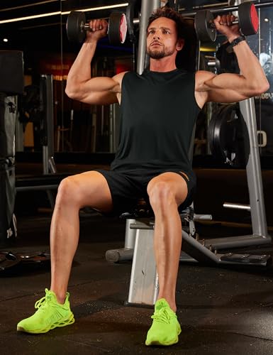 Men's Quick Dry Sleeveless Tank Top with UPF 50+ Sun Protection