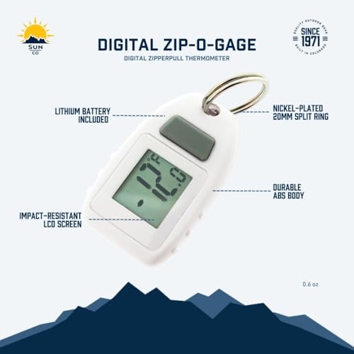Compact Digital Thermometer with LCD Display - Zipogage