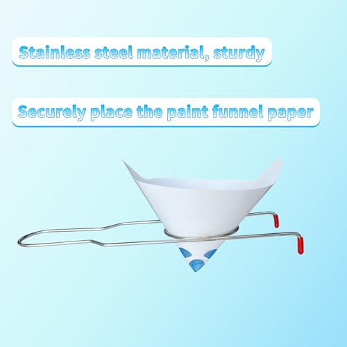 Paint Filter Stand is Pack of 2 are Suitable for Paint Filters Cone, and Sturdy Yet Lightweight