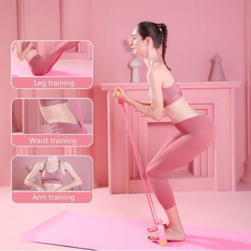 8 Tube Resistance Band with Handles for Strength Training - Blue