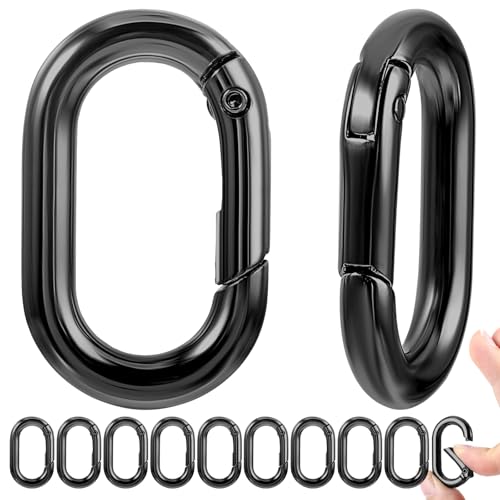 Durable Small Carabiner Clip - O-Ring Key Ring (1 Inch)