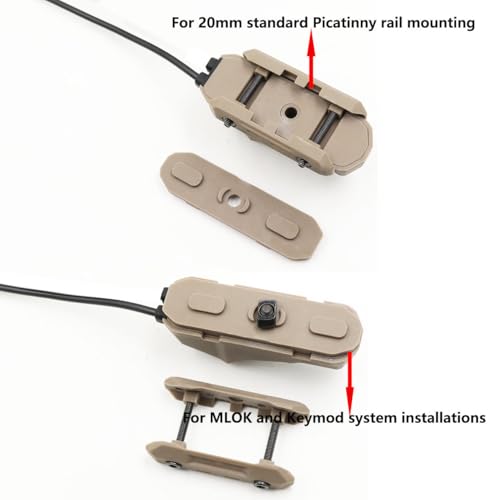 LThyzszb SF Plug-Tan Pressure Switch for Scout M300/M600 Weapon Light Mounting