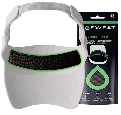 Cap Sweat Guard Liner - Prevents Stains & Odor, 12 Pack