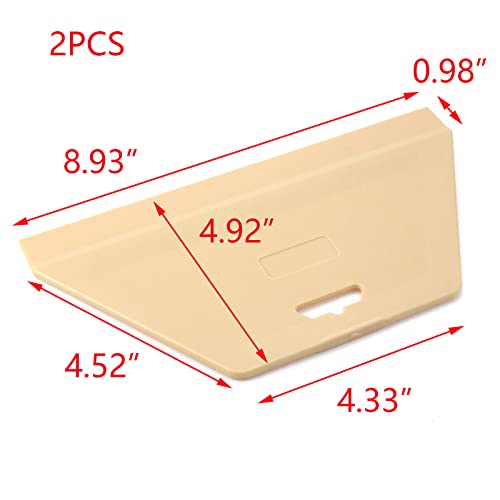 T Tulead Wallpaper Smoother Tool Plastic Wallpaper Scraper Wallpaper Flexible Smoothing Tool 2PCS for Window, Glass, Wall