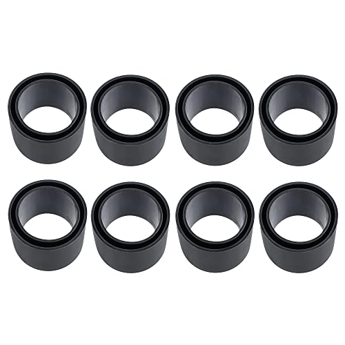 2" Rubber Fishing Rod Holder Tube Insert Protector, 8 Pcs, Fits 50-51mm