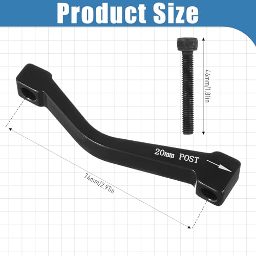 20mm Disc Brake Caliper Mount Adapter for 180mm Brake Systems