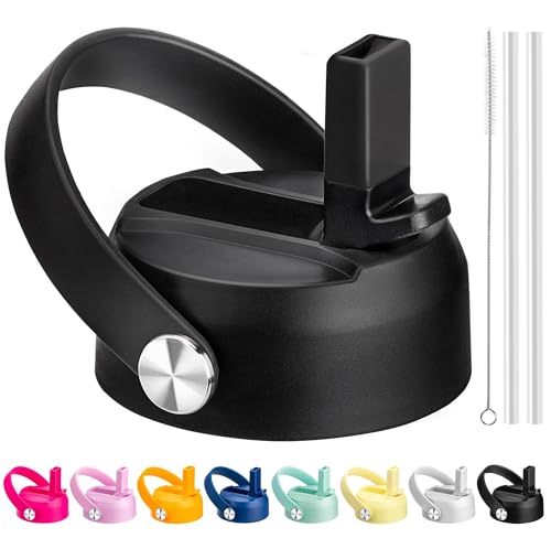 Replacement Straw Lid for Wide Mouth Water Bottles - BPA Free