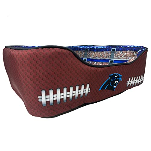 Carolina Panthers Stadium Dog Bed - Sporty Pet Pillow Bed