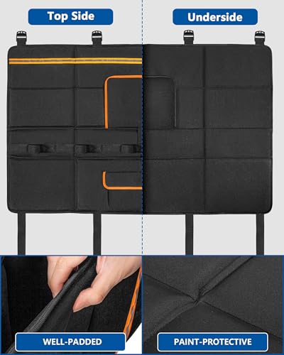 Tailgate Bike Pad for Full-Size Pickup, 61" Wide, Holds 6 Bikes