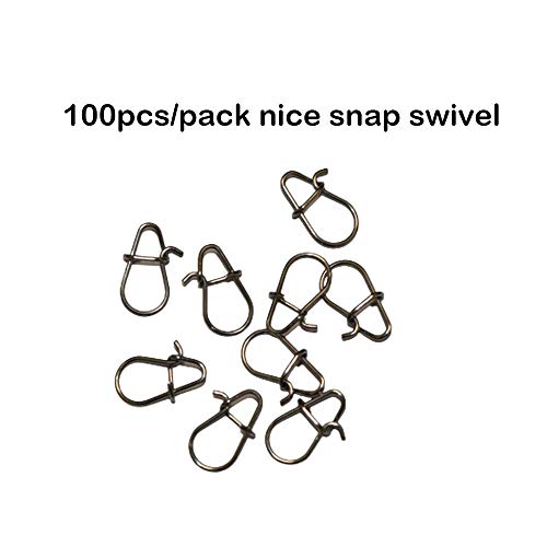 Fishing Snaps Power Clips - 100pcs Pack, 14LB Test