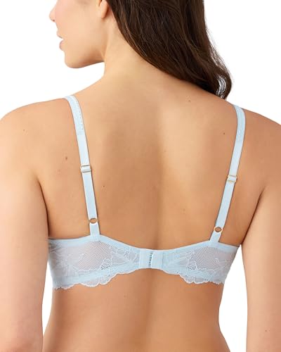 Wacoal Vivid Attraction Underwire Lace Bra 36DD Soft Sky