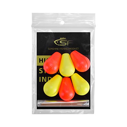 Teardrop Foam Fly Fishing Strike Indicator - 3 Pack, Large, Red
