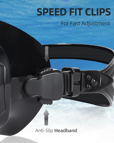 EverSport Adult Swim Goggles Black & Black Pink Anti-Fog Wide View