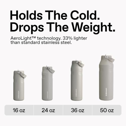 STANLEY IceFlow Flip Straw 2.0 Water Bottle 24 oz Blue Sky - Lightweight Insulated Drinkware