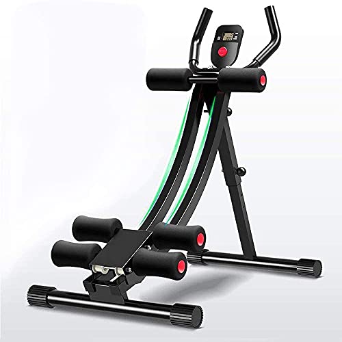 Core & Abdominal Trainer Workout Machine - Foldable, Red