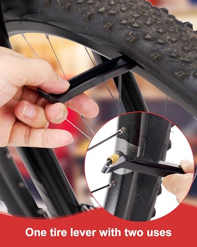Bicycle Tire Repair Kit - 20 Pcs Puncture Patch Set, Standard Model