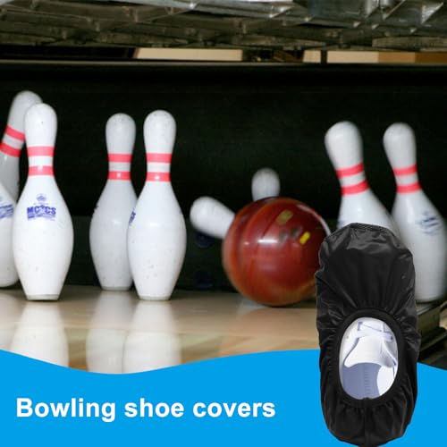 Bowling Shoe Covers - Medium Non-Slip PVC & Polyester Protectors