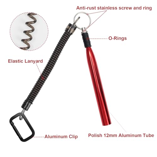 Wacky Rig Tool Kit with 200 O-Rings - Red & Blue