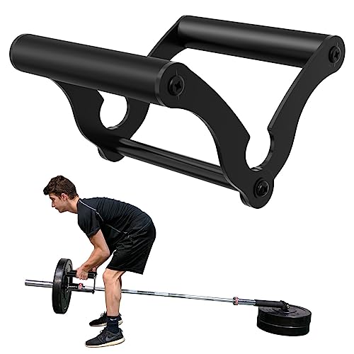 Landmine Handle Attachment for Barbell - V Bar, Black