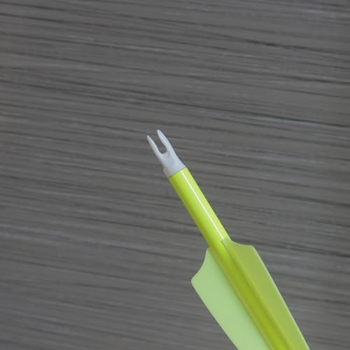 50 Packs .244'' Archery Arrow Nocks - Easy Install, White