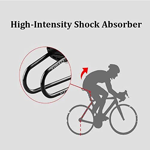 ZHIQIU Black Bicycle Suspension Spring Shock Absorber for MTB & Road Bikes