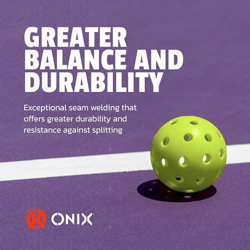 Outdoor Pickleball Balls - Onix Fuse G2 Neon Green, 3 Pack