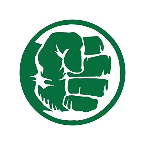 Green Fist Hand Decal Vinyl Sticker - 5.5" x 5.5"