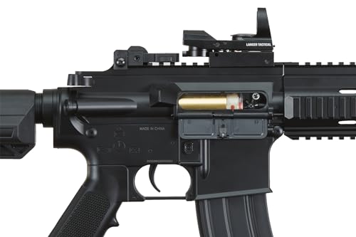 Airsoft AEG K418 Tactical Rifle with Adjustable Stock, Battery & Charger