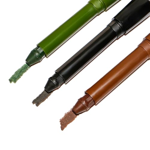Camo Face Paint Stick - Green, Black & Brown for Outdoor Sports