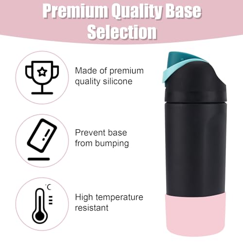 Silicone Boot for Owala Kids Water Bottle 2pcs - Light Pink