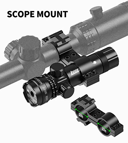 Tactical Green Laser Sight with Picatinny & Barrel Mount - Pressure Switch