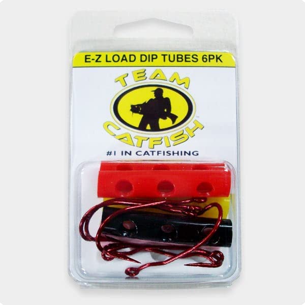 E-Z Load Dip Tubes with Treble Hook - Multi-Color (6 Pack)